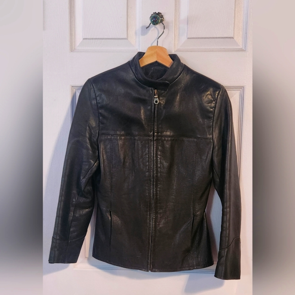 Peplum Motorcycle Jacket